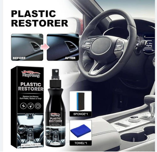 Spray revitalizan de plástico para vehículos