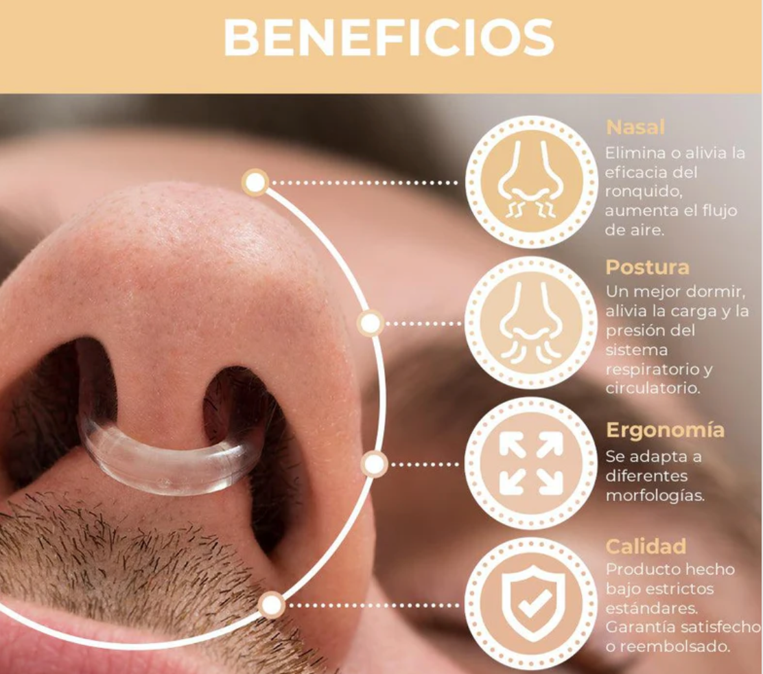 CLIP NASAL ANTI RONQUIDOS (4 unidades)